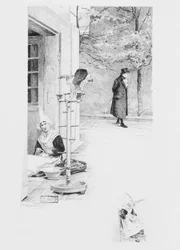 La sirvienta Felicite y el loro Loulou, ilustración de 